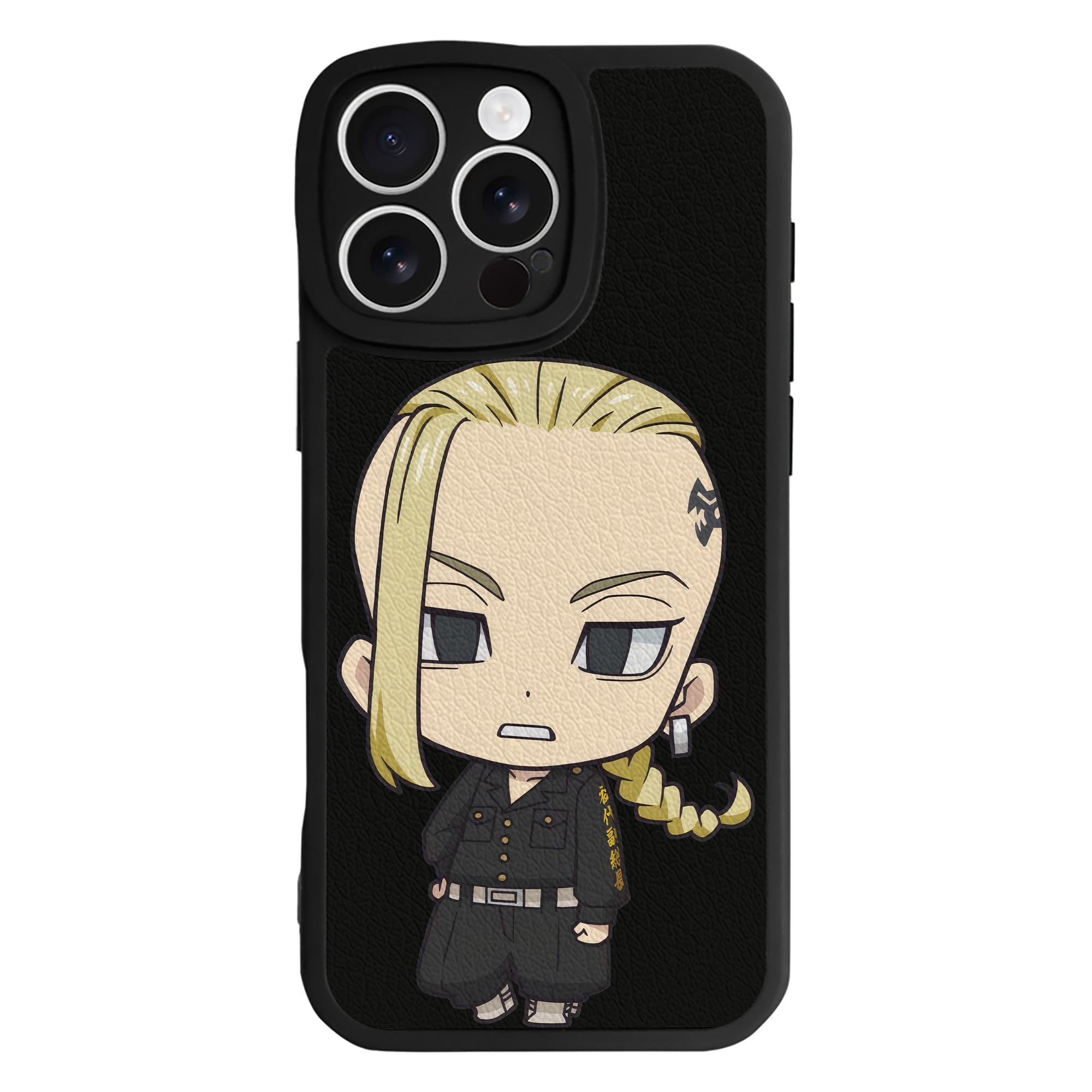（画像用） 東京リベンジャーズ Tokyo Revengers 【iPhone 16シリーズ対応】シリコンスマホケース（レザー調） 材質：シリコン